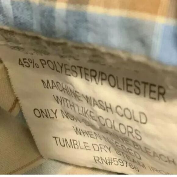 Beverly Hills Polo Club Plaid Button Up Shirt Mens XL Short Sleeve Pocket Casual - Picture 4 of 5